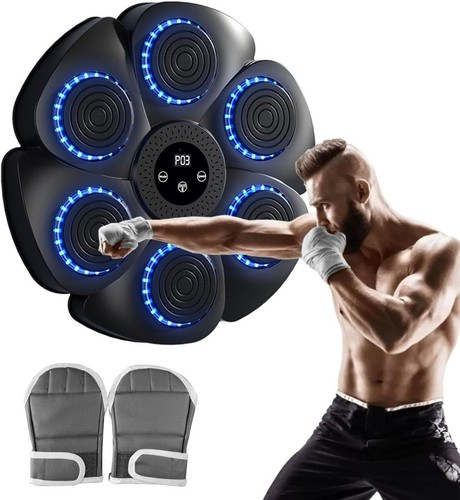Music boxing machine gloves - music, w/gloves